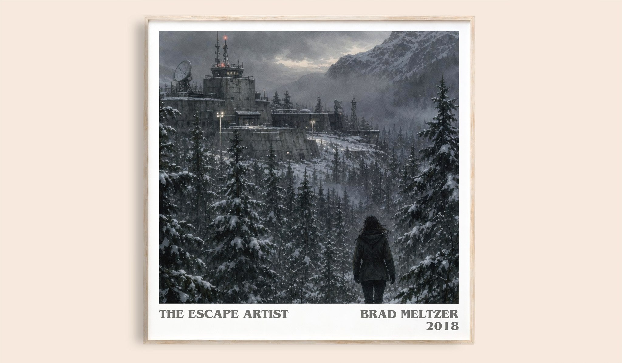 The Escape Artist Literary Art Print by Brad Meltzer