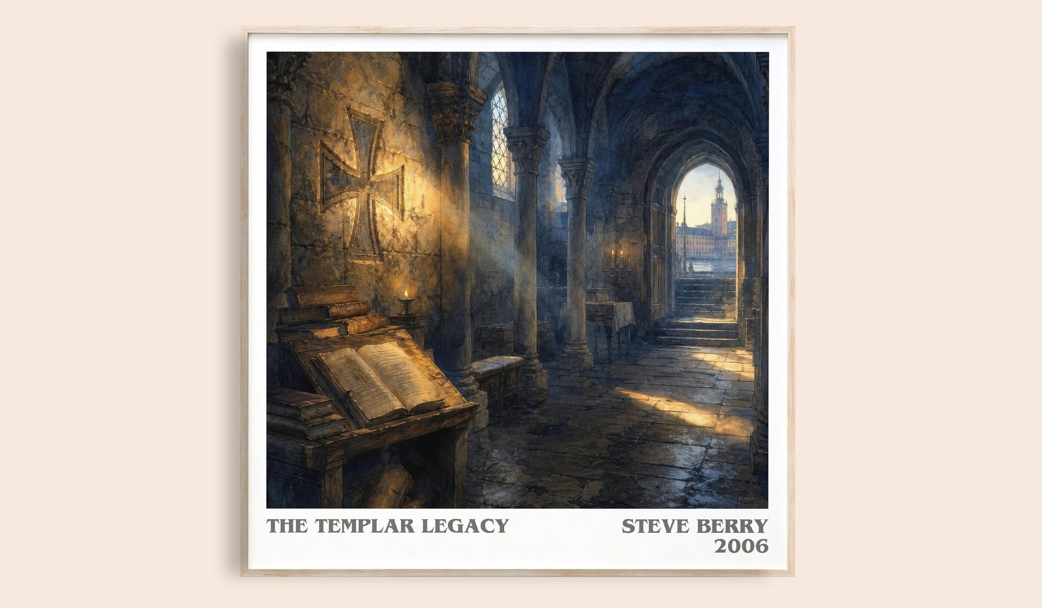 The Templar Legacy Literary Art Print by Steve Berry