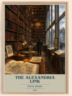 The Alexandria Link Book Cover Poster by Steve Berry – image 1