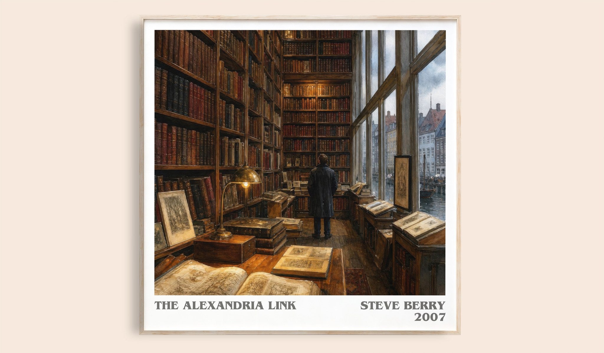 The Alexandria Link Literary Art Print by Steve Berry