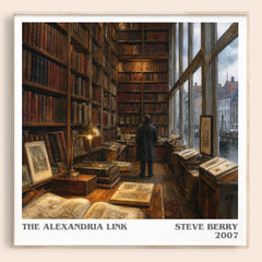 The Alexandria Link Literary Art Print by Steve Berry – image 1