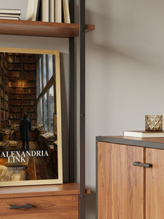 The Alexandria Link book watercolour illustration paper finish options – matte satin gloss
