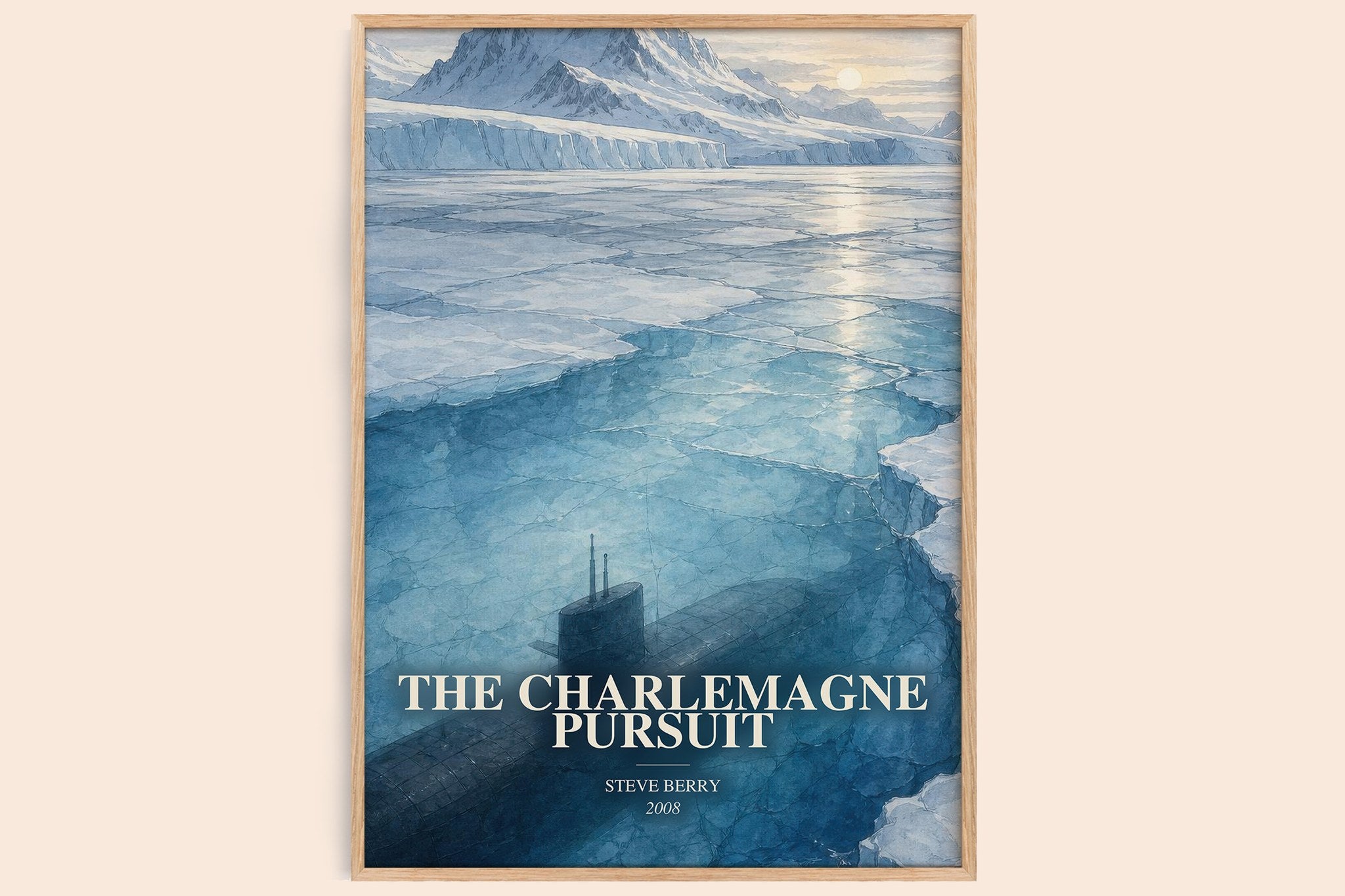 The Charlemagne Pursuit Book Watercolour Illustration by Steve Berry