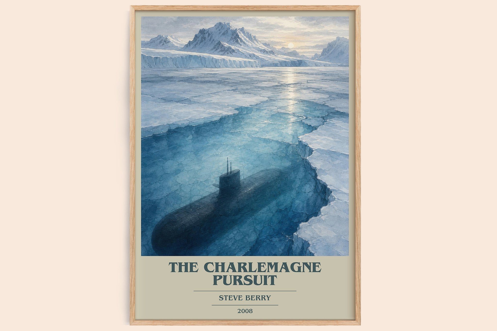 The Charlemagne Pursuit Book Cover Poster by Steve Berry