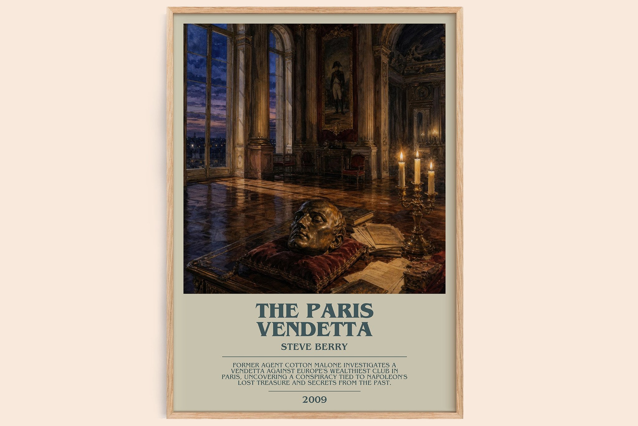 The Paris Vendetta Bookish Wall Art by Steve Berry