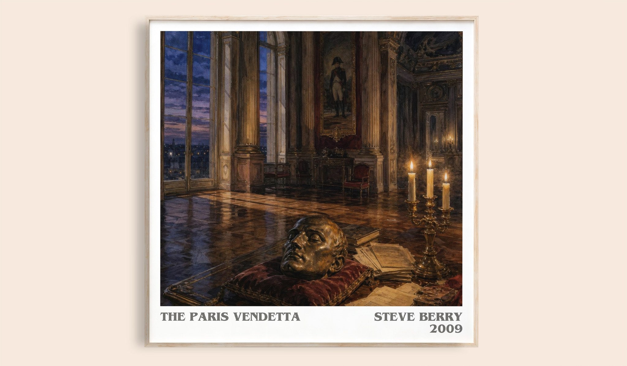 The Paris Vendetta Literary Art Print by Steve Berry