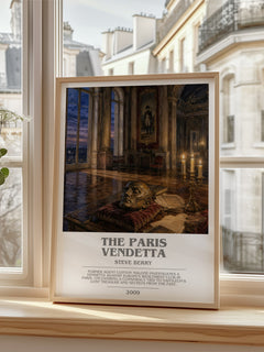 The Paris Vendetta bookish poster colour and style options – Steve Berry book art