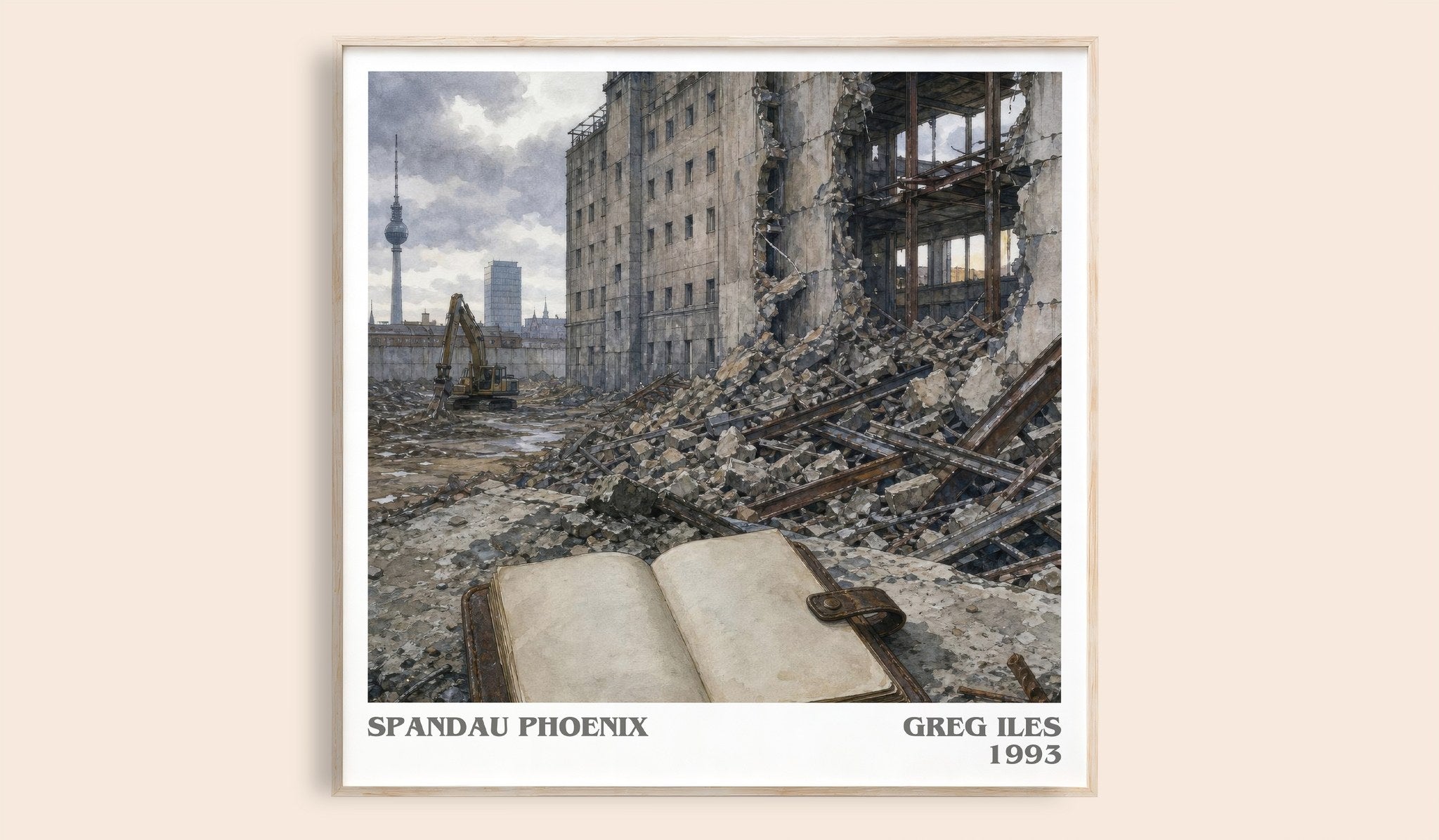 Spandau Phoenix Literary Art Print by Greg Iles