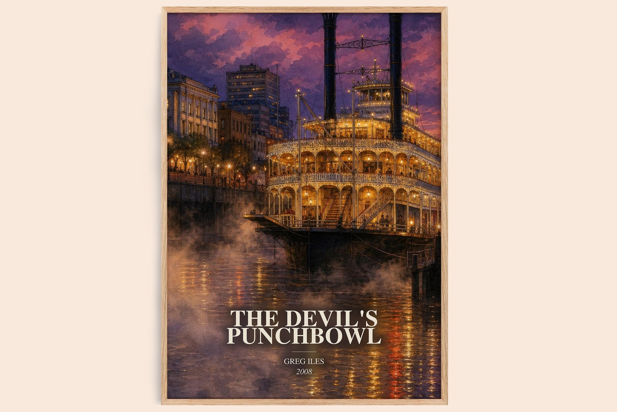 The Devil's Punchbowl Book Watercolour Illustration by Greg Iles