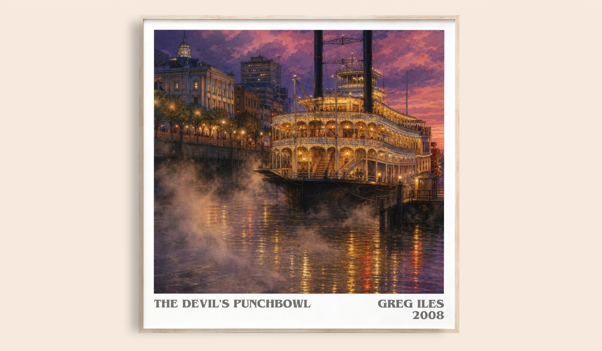 The Devil's Punchbowl Literary Art Print by Greg Iles