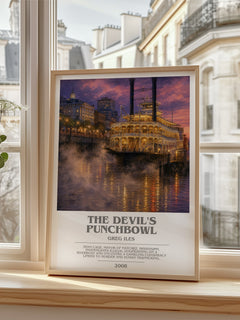 The Devil's Punchbowl bookish poster colour and style options – Greg Iles book art