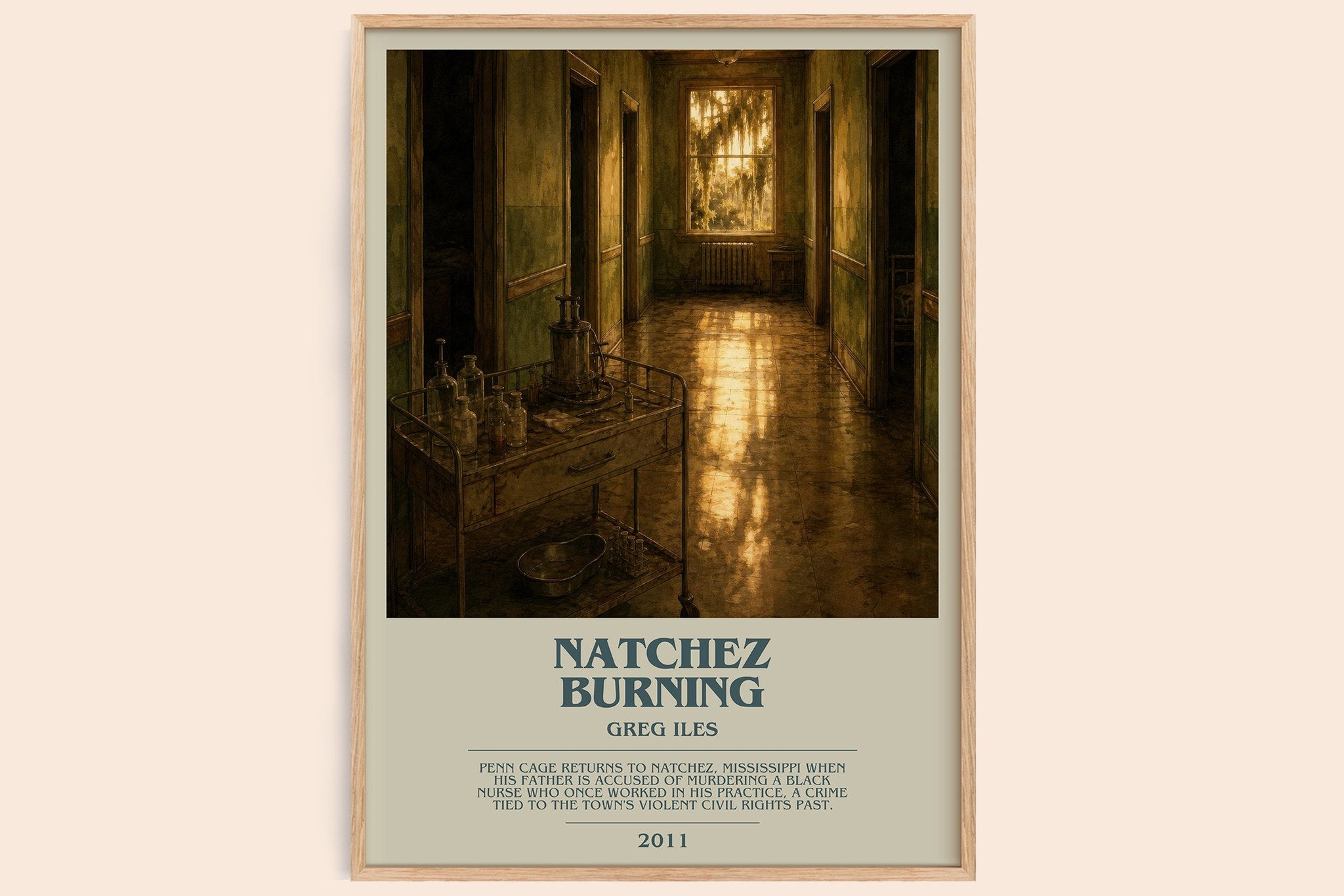 Natchez Burning Bookish Wall Art by Greg Iles