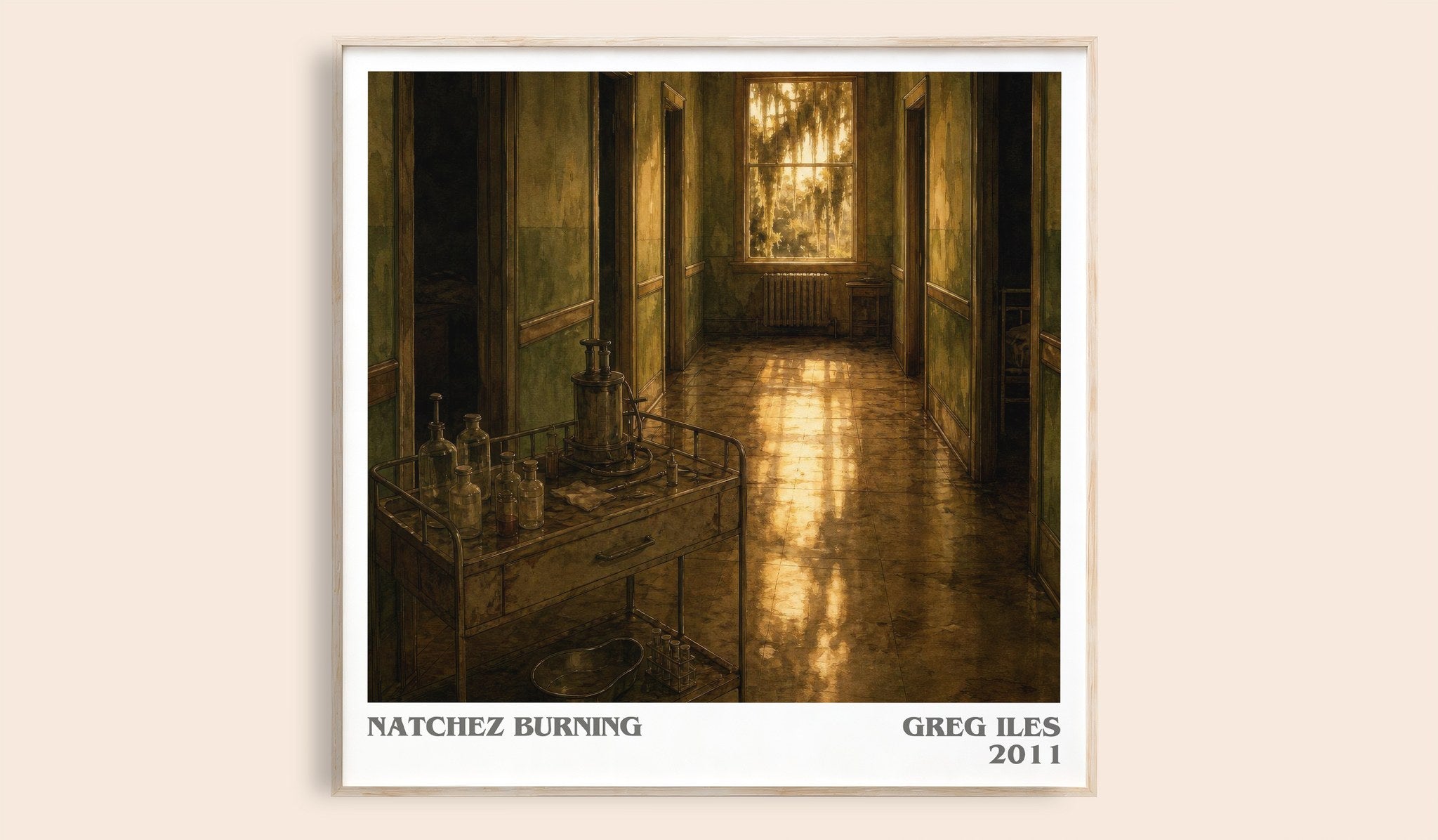Natchez Burning Literary Art Print by Greg Iles