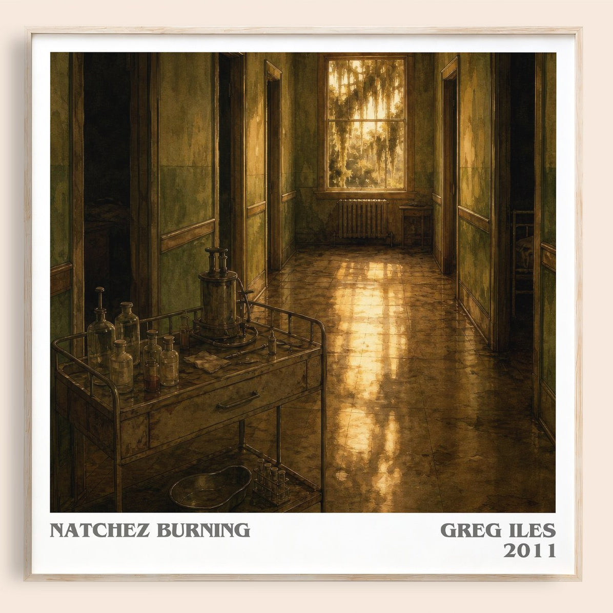 Natchez Burning literary book poster by Greg Iles – framed literary art print