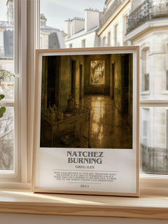 Natchez Burning bookish poster colour and style options – Greg Iles book art