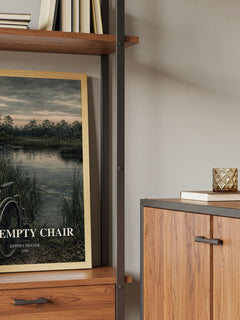 The Empty Chair book watercolour illustration paper finish options – matte satin gloss