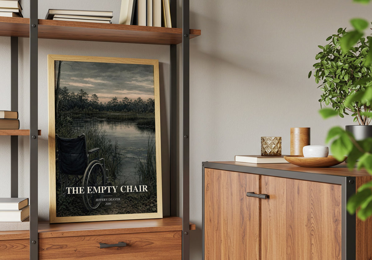 The Empty Chair book watercolour illustration paper finish options – matte satin gloss