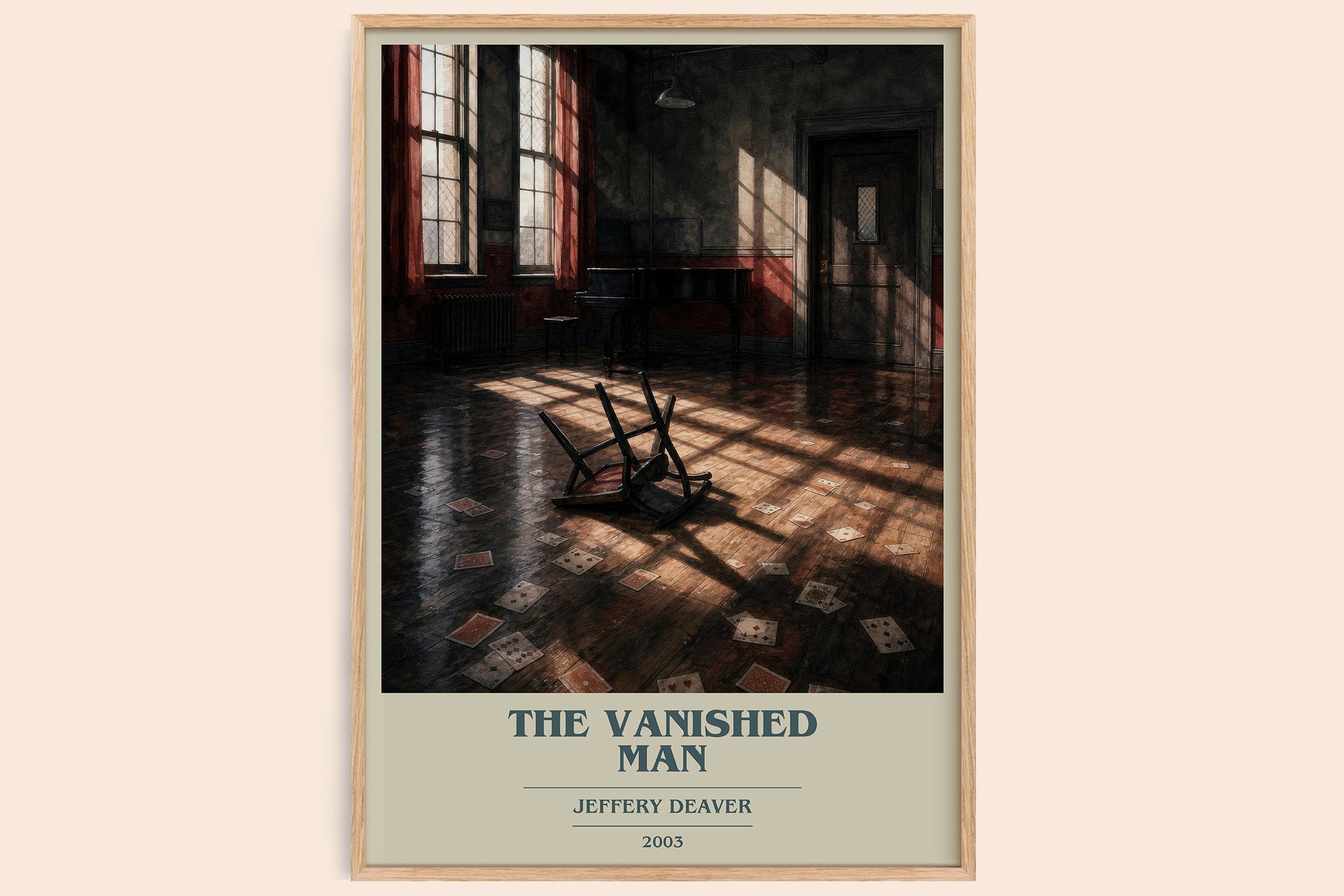 The Vanished Man Book Cover Poster by Jeffery Deaver