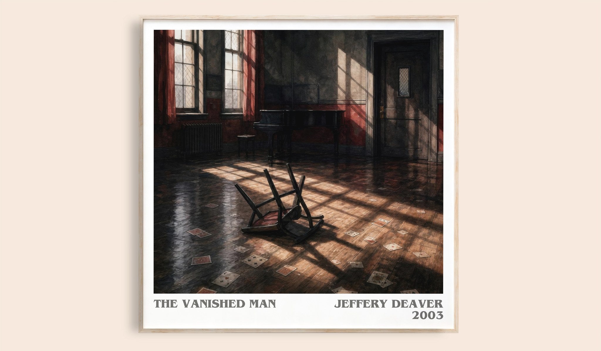 The Vanished Man Literary Art Print by Jeffery Deaver