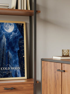 The Cold Moon book watercolour illustration paper finish options – matte satin gloss