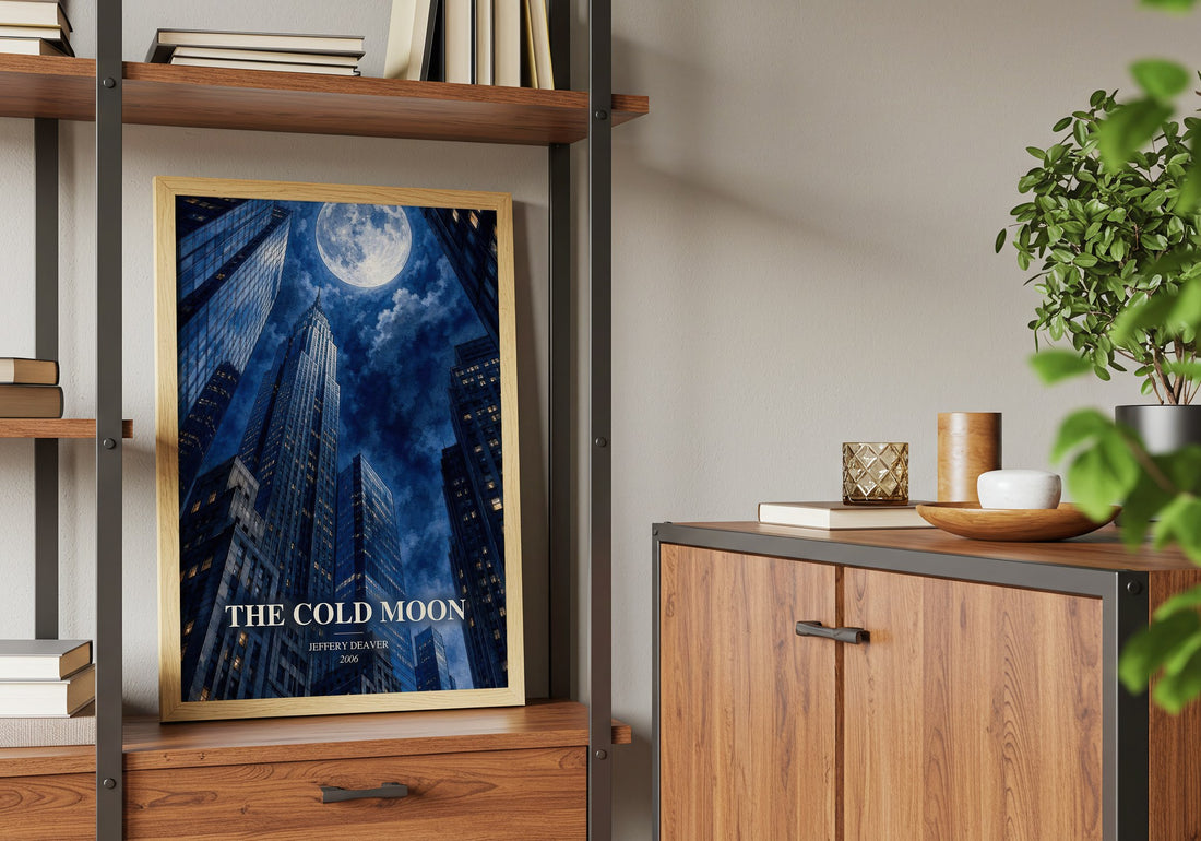 The Cold Moon book watercolour illustration paper finish options – matte satin gloss
