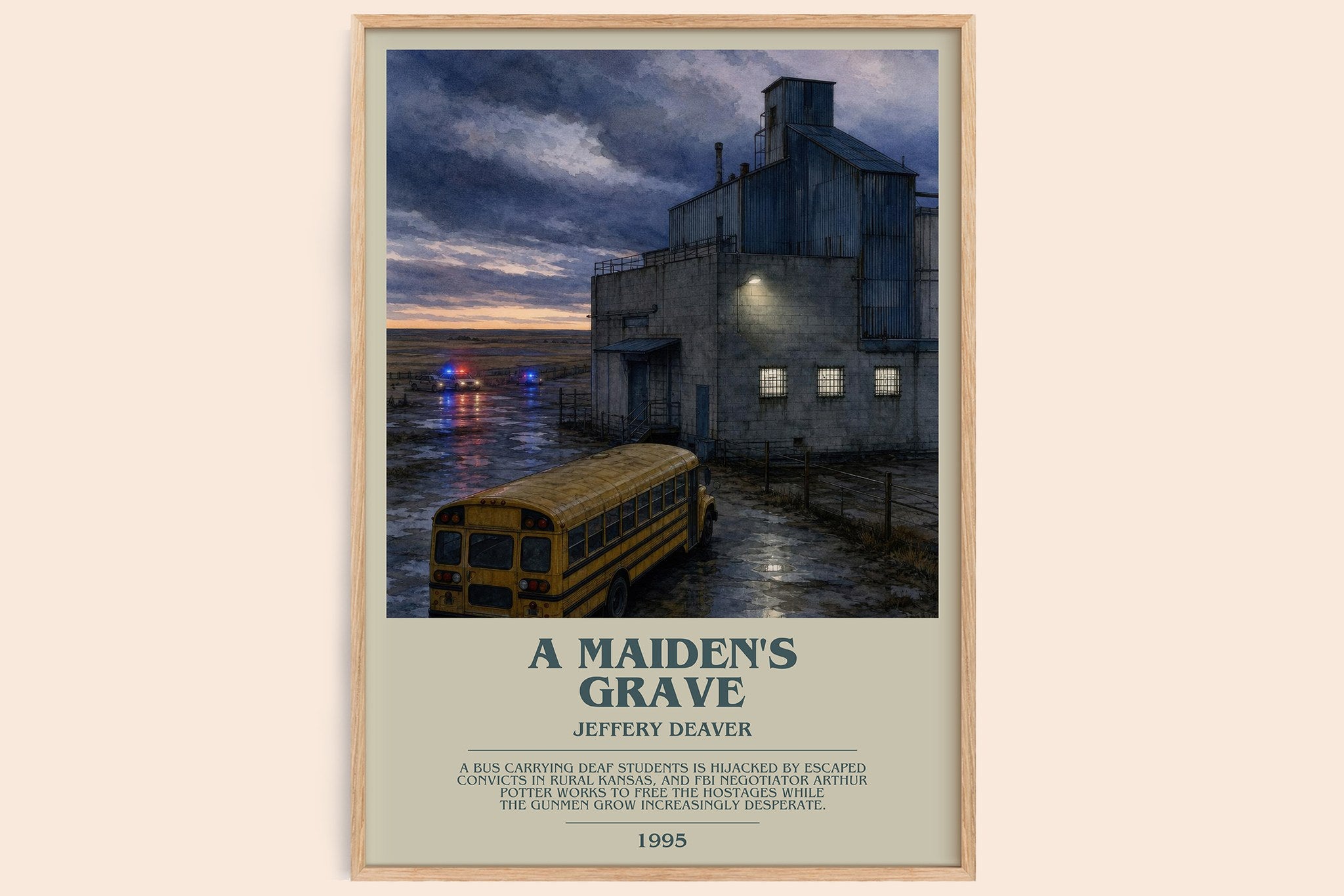 A Maiden's Grave Bookish Wall Art by Jeffery Deaver