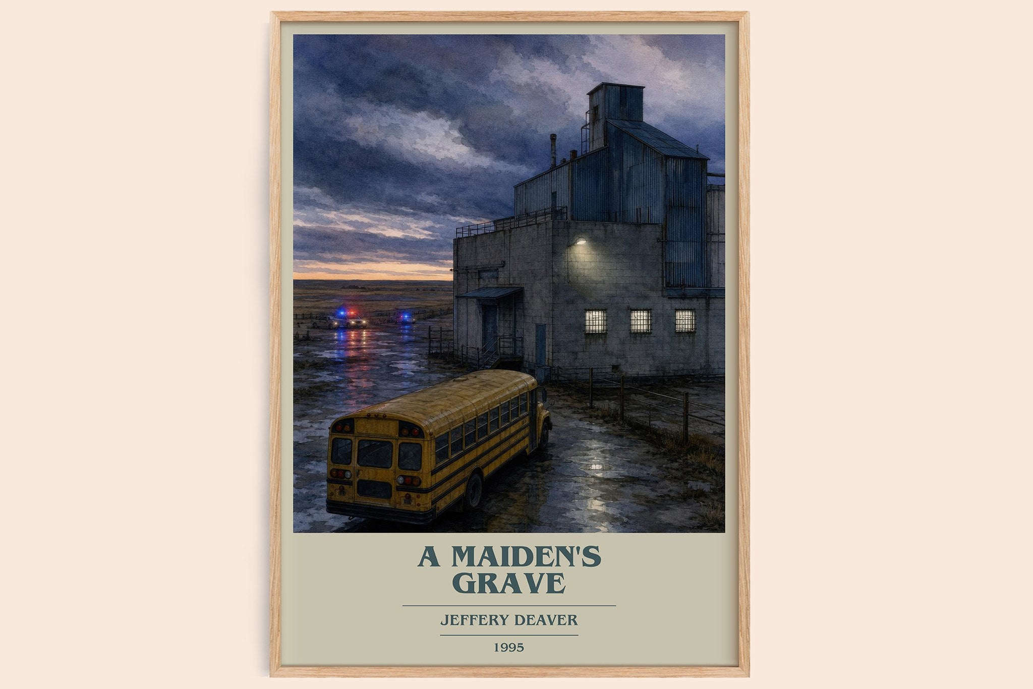 A Maiden's Grave Book Cover Poster by Jeffery Deaver