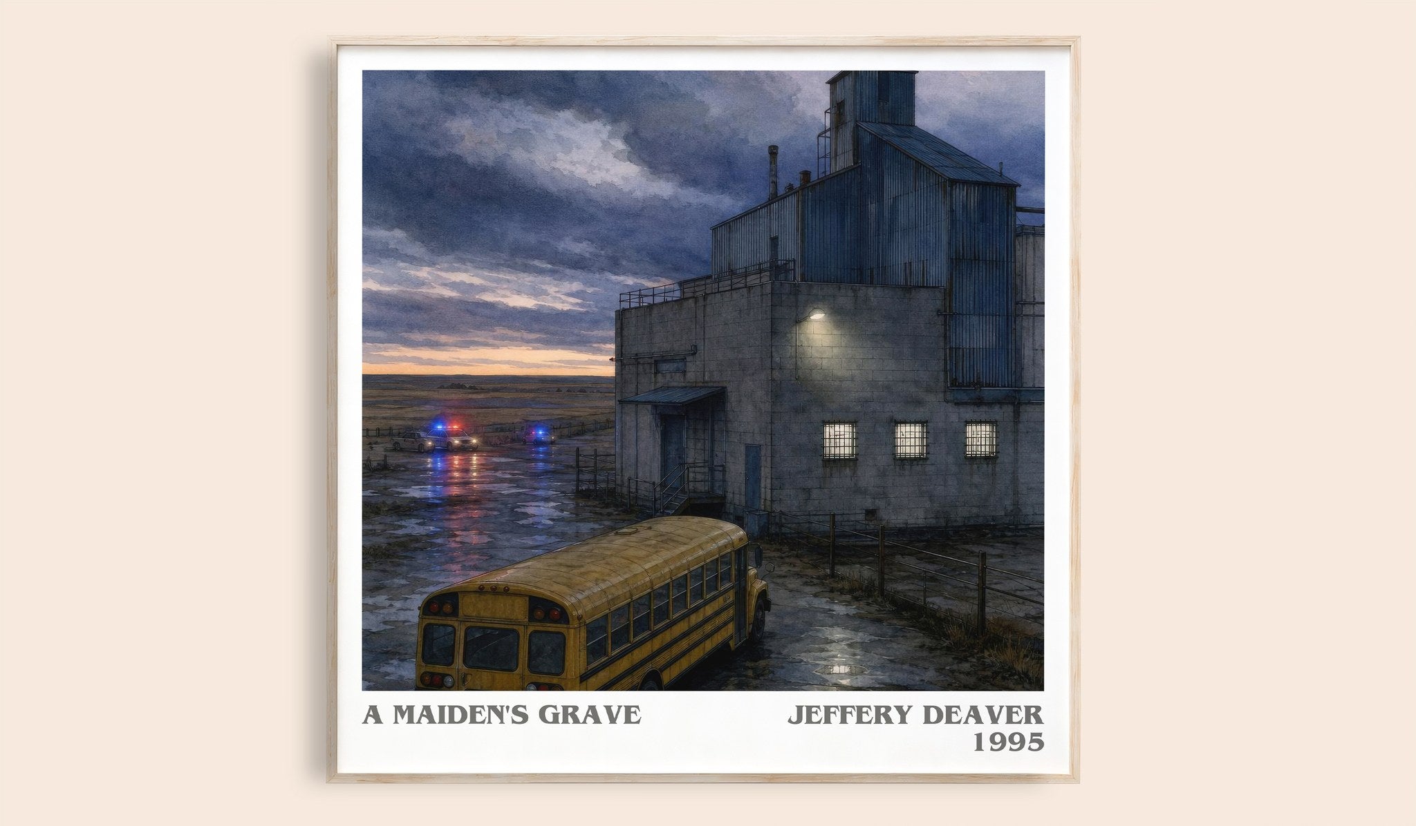 A Maiden's Grave Literary Art Print by Jeffery Deaver