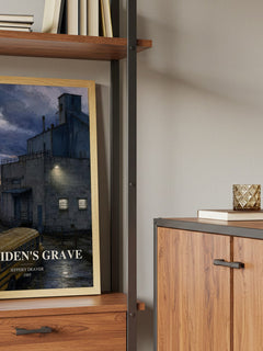 A Maiden's Grave book watercolour illustration paper finish options – matte satin gloss