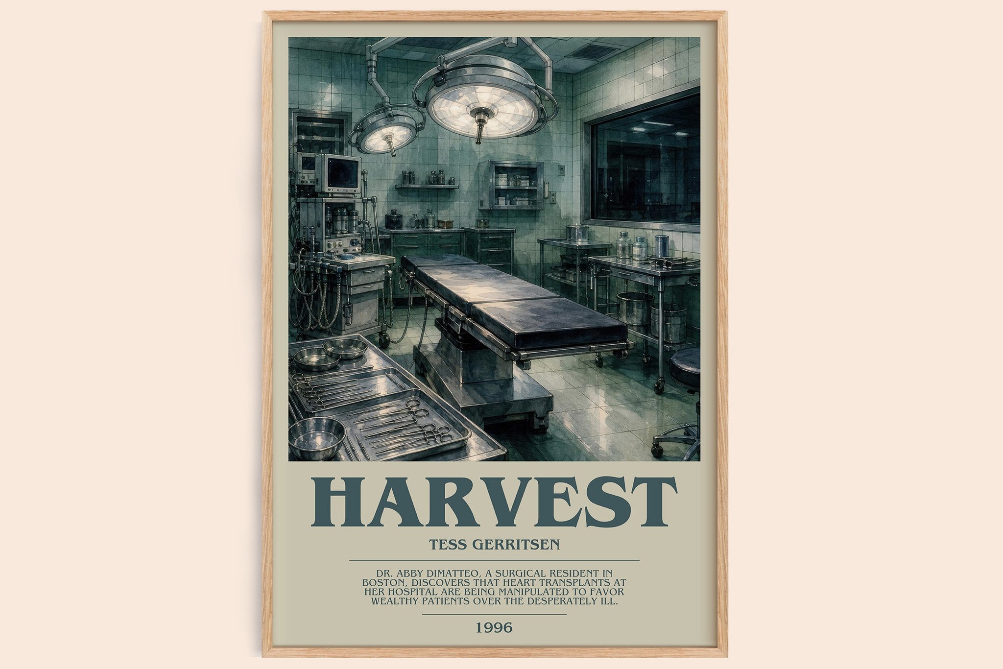 Harvest Bookish Wall Art by Tess Gerritsen