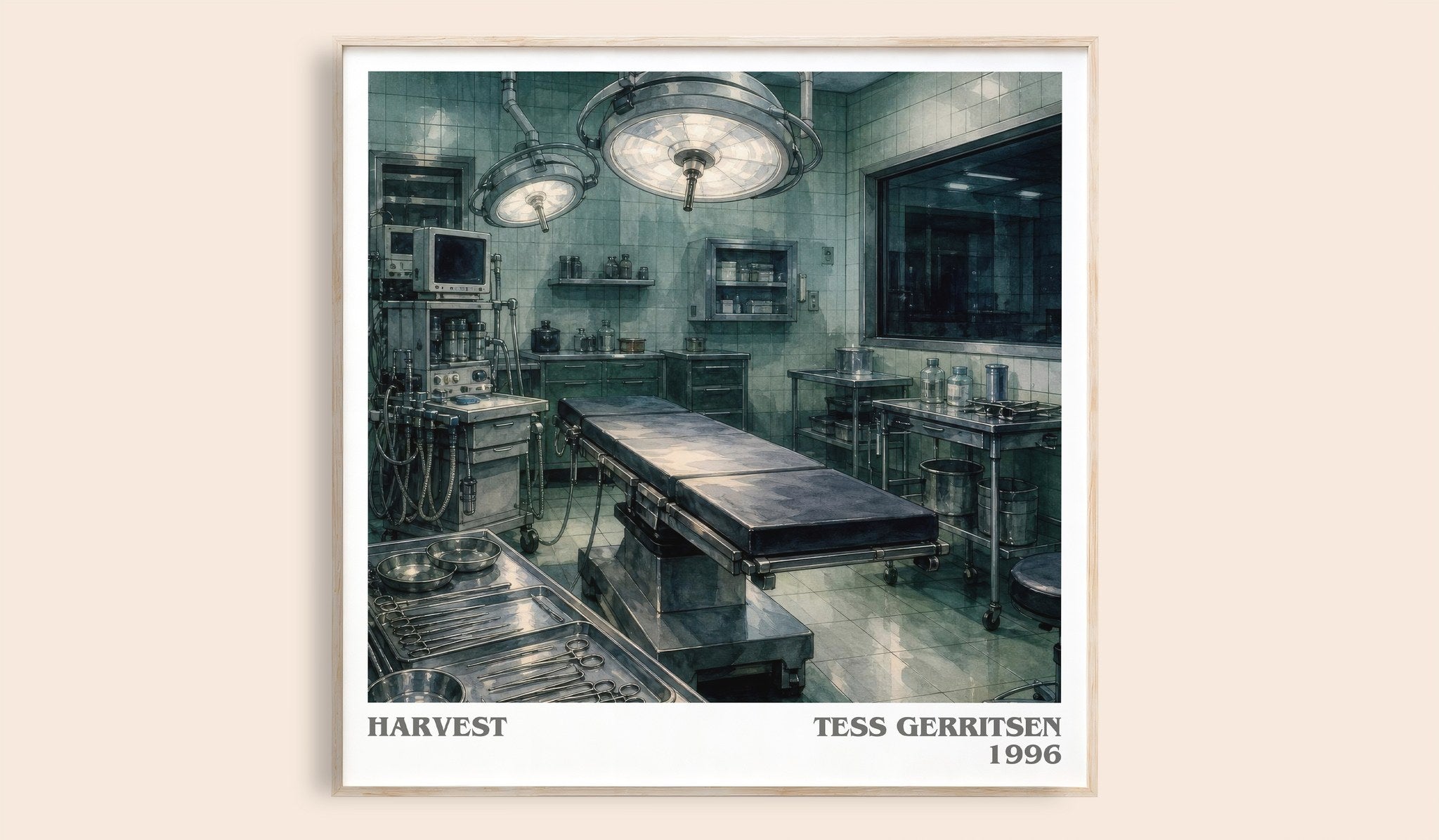 Harvest Literary Art Print by Tess Gerritsen