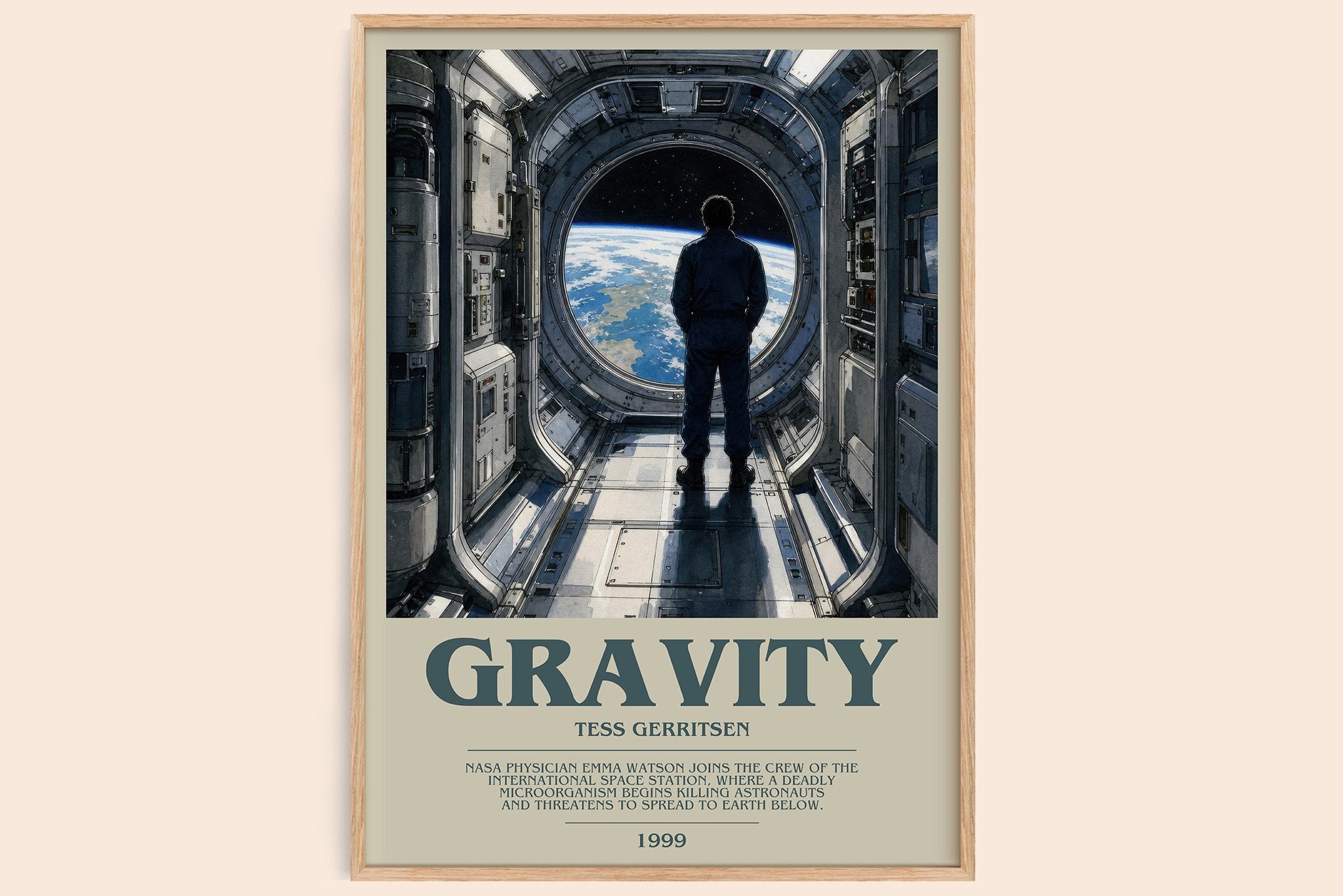 Gravity Bookish Wall Art by Tess Gerritsen
