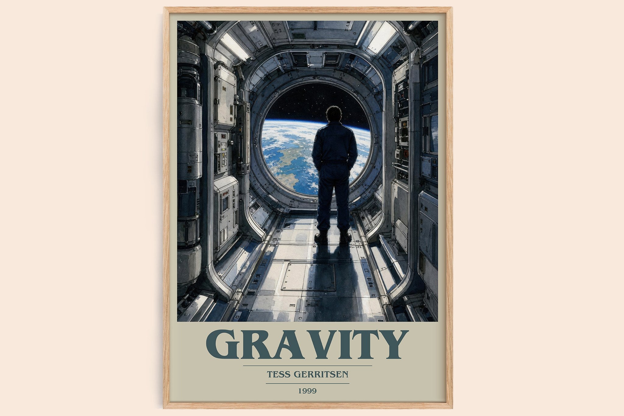 Gravity Book Cover Poster by Tess Gerritsen