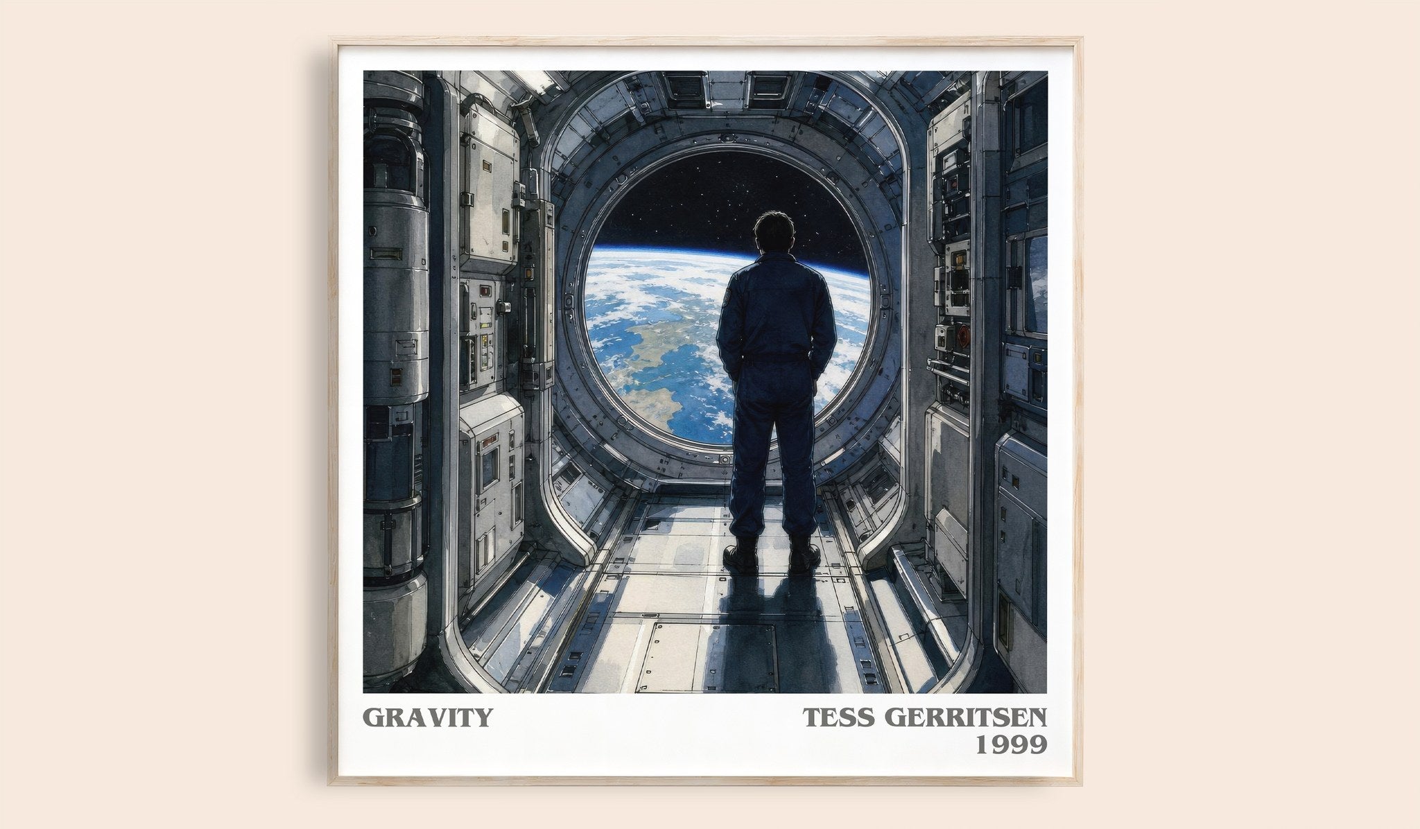Gravity Literary Art Print by Tess Gerritsen
