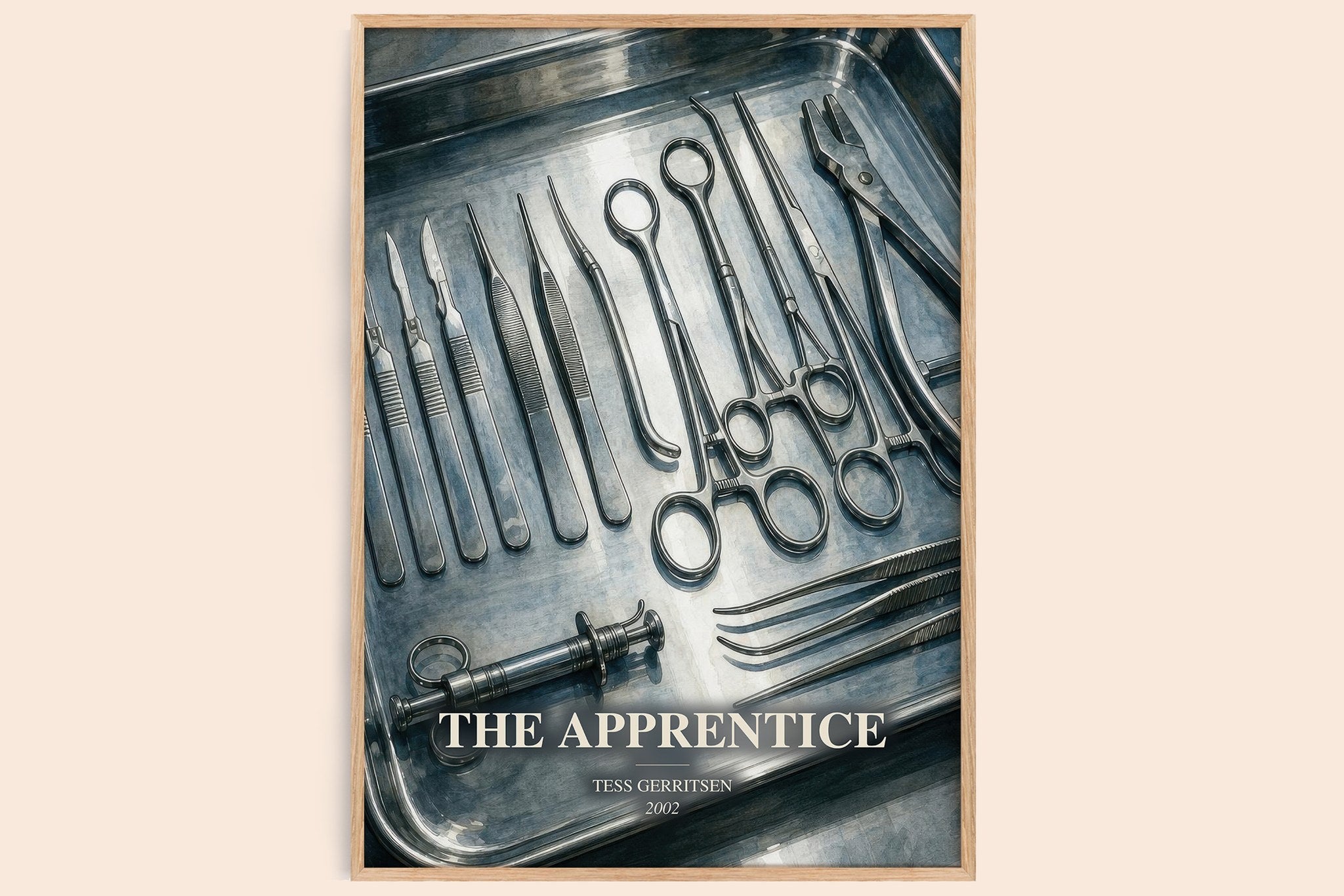 The Apprentice Book Watercolour Illustration by Tess Gerritsen