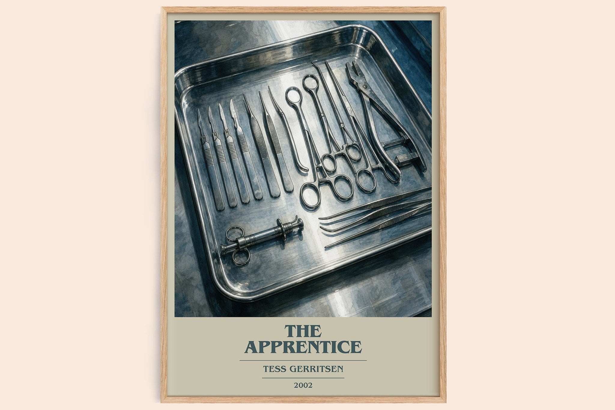 The Apprentice Book Cover Poster by Tess Gerritsen