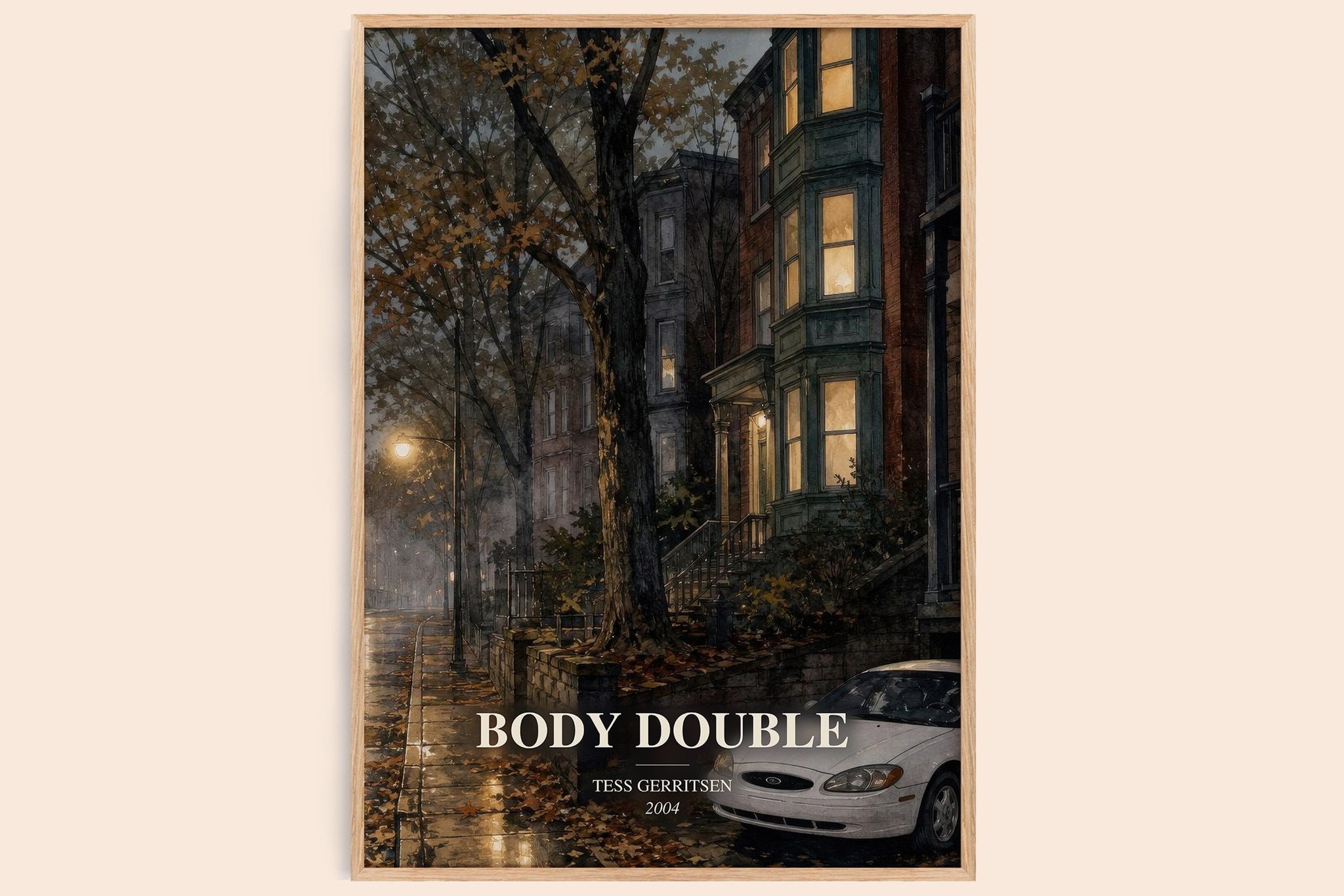 Body Double Book Watercolour Illustration by Tess Gerritsen