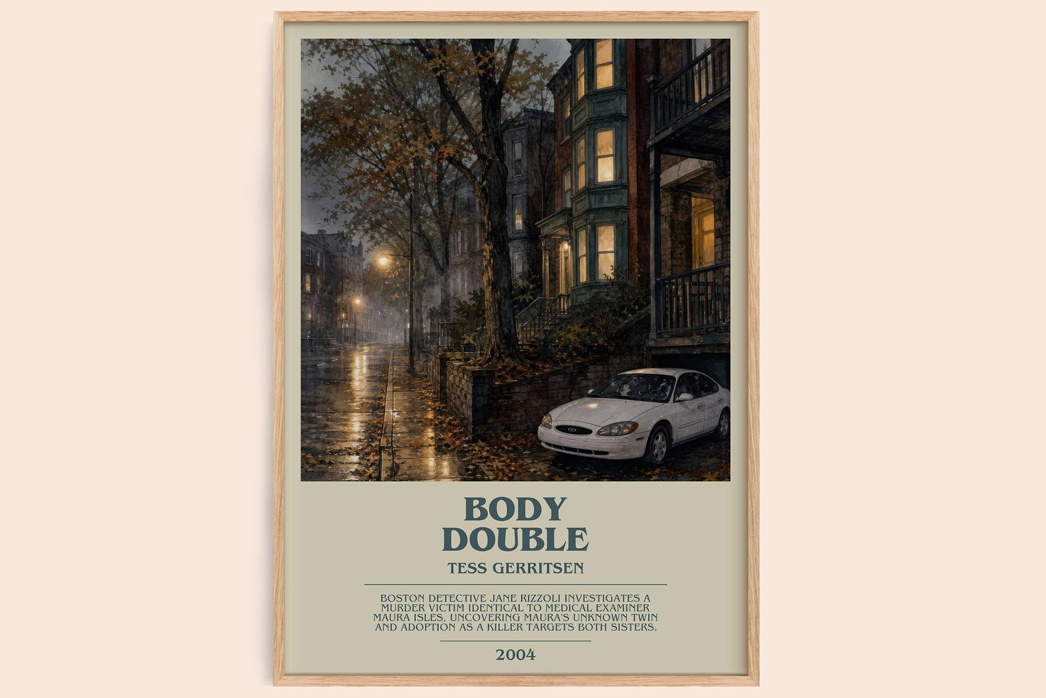 Body Double Bookish Wall Art by Tess Gerritsen