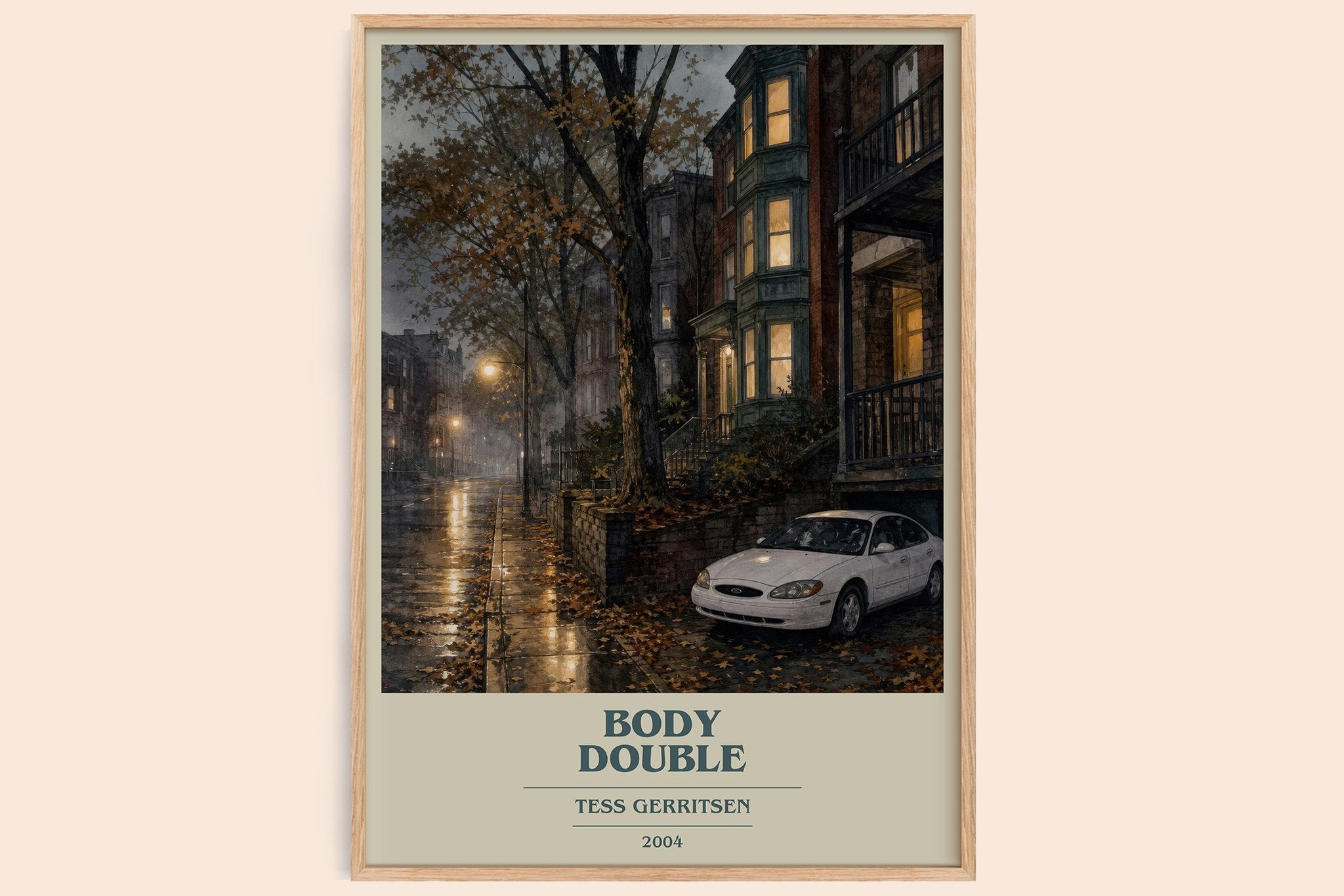 Body Double Book Cover Poster by Tess Gerritsen