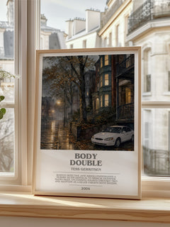 Body Double bookish poster colour and style options – Tess Gerritsen book art