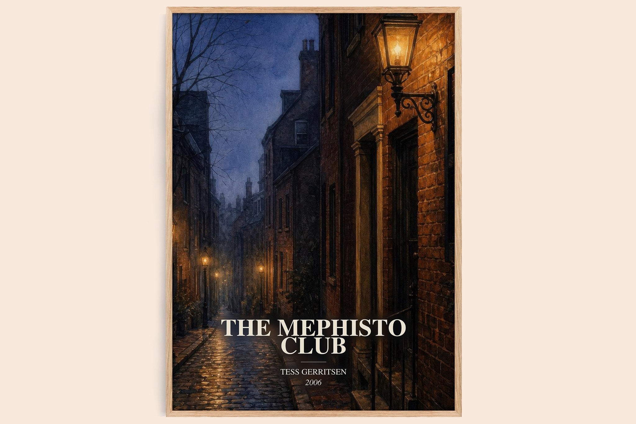 The Mephisto Club Book Watercolour Illustration by Tess Gerritsen