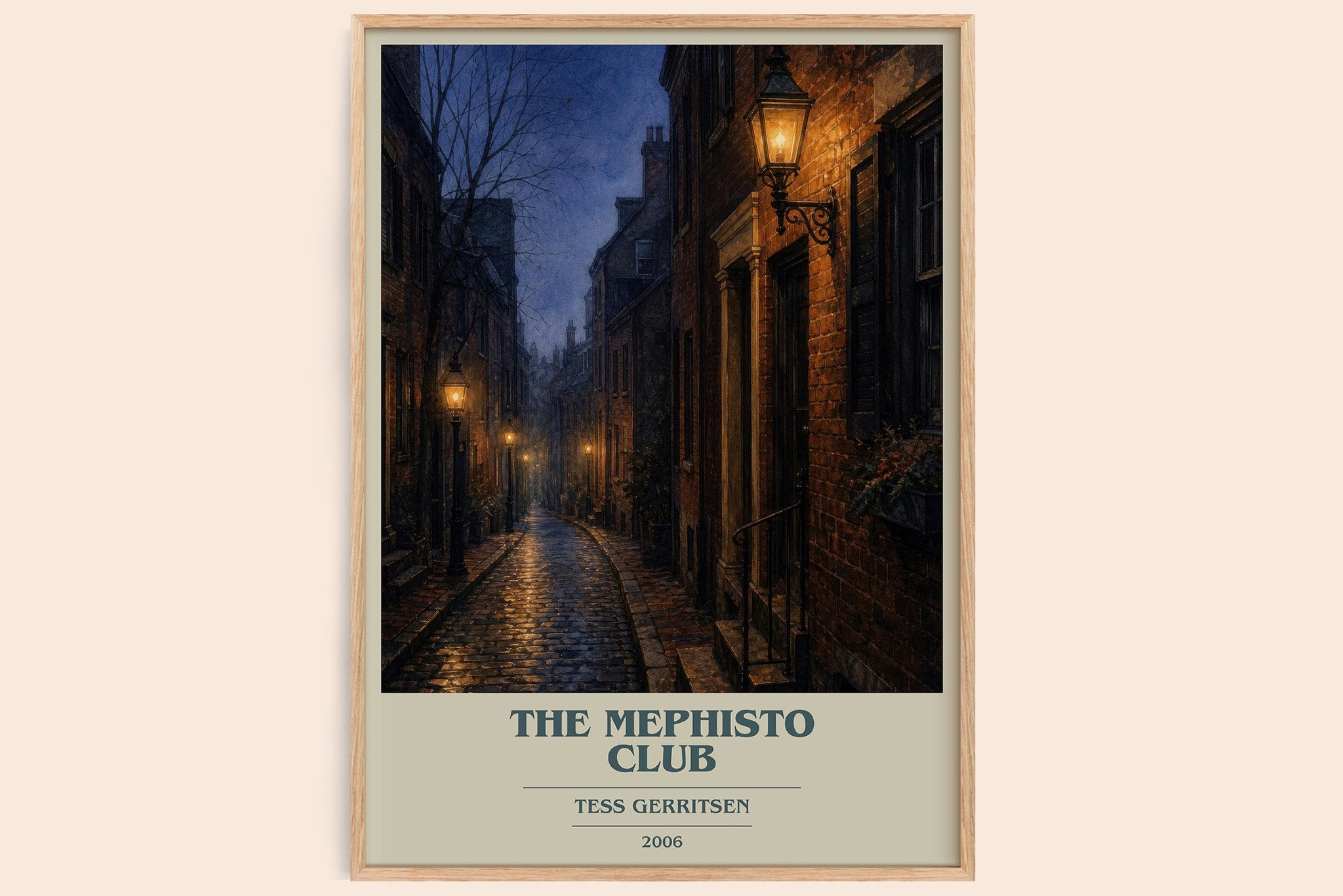 The Mephisto Club Book Cover Poster by Tess Gerritsen