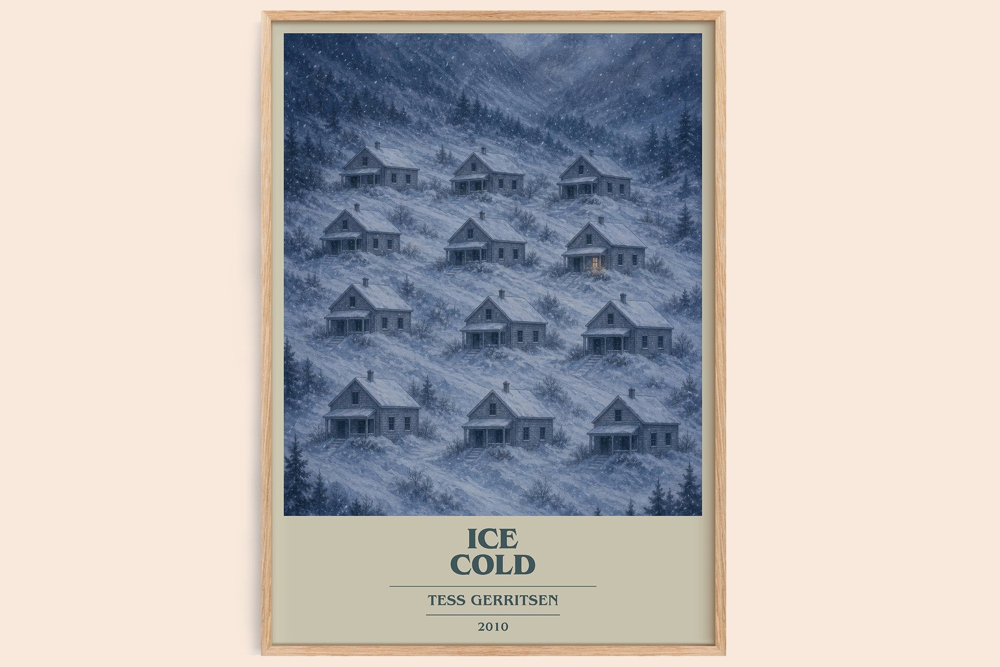 Ice Cold Book Cover Poster by Tess Gerritsen