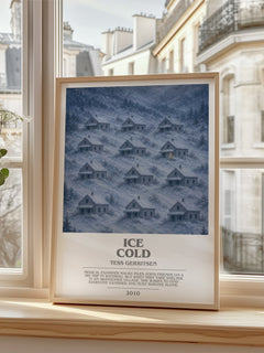 Ice Cold bookish poster colour and style options – Tess Gerritsen book art