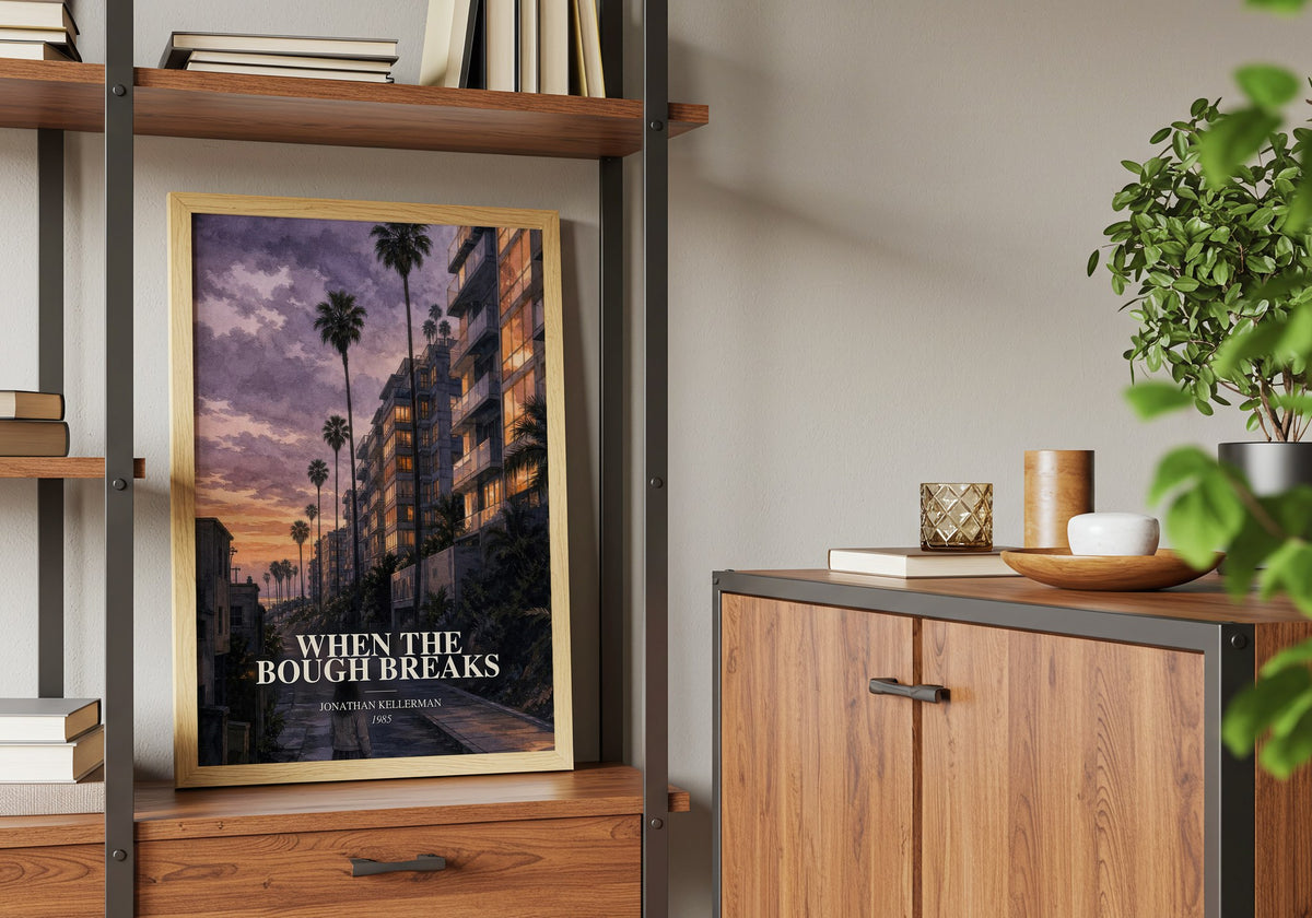 When the Bough Breaks book watercolour illustration paper finish options – matte satin gloss
