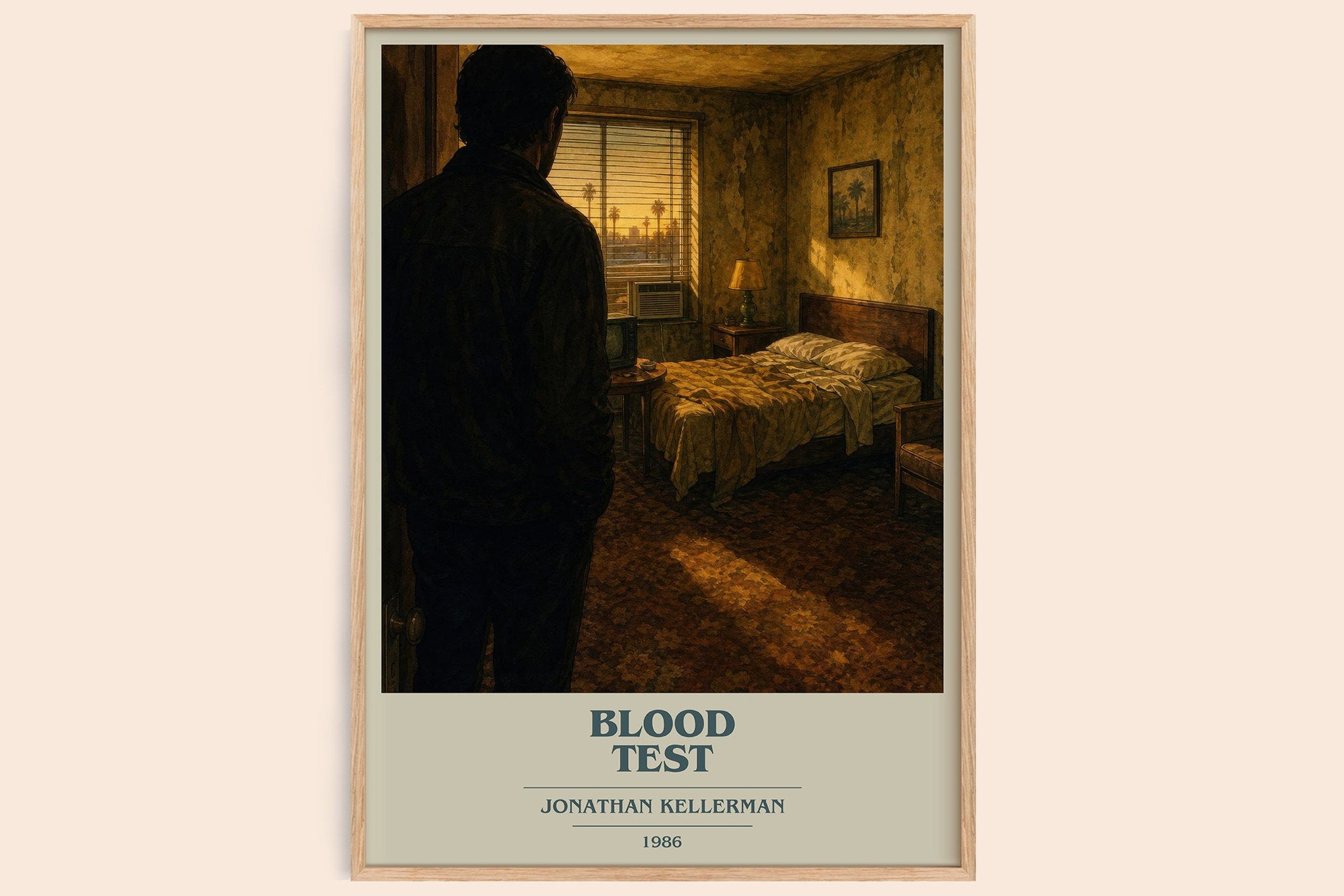 Blood Test Book Cover Poster by Jonathan Kellerman