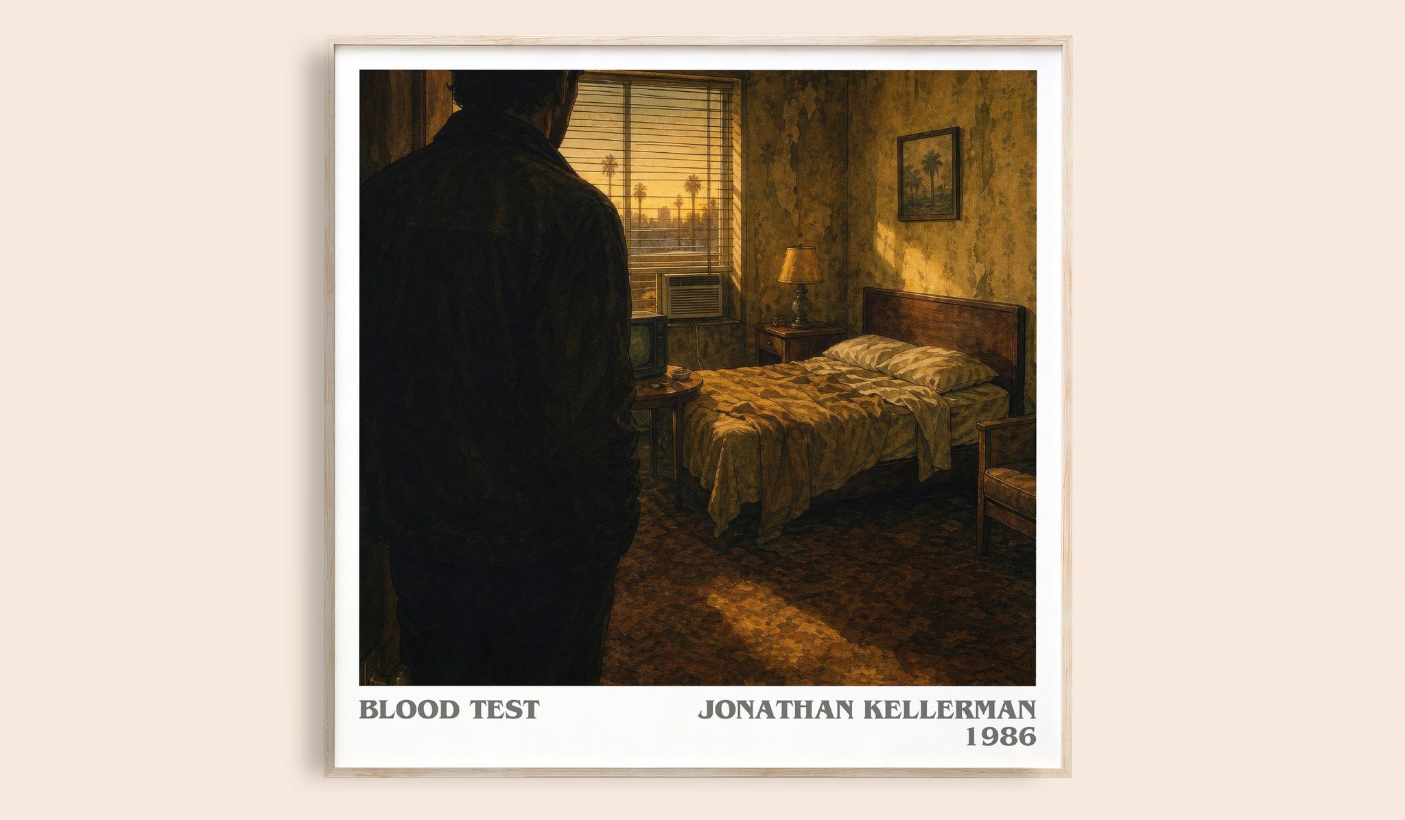 Blood Test Literary Art Print by Jonathan Kellerman