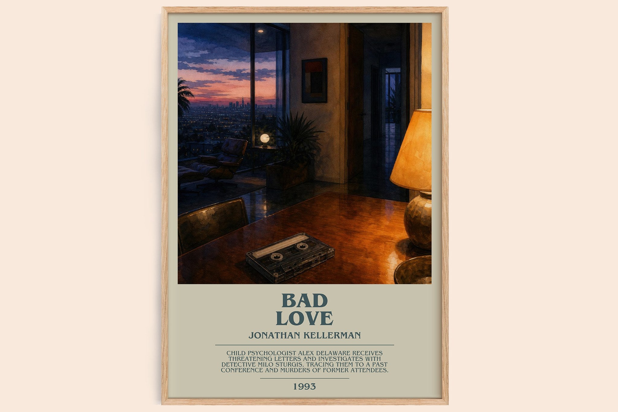 Bad Love Bookish Wall Art by Jonathan Kellerman