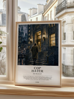 Cop Hater bookish poster colour and style options – Ed McBain book art