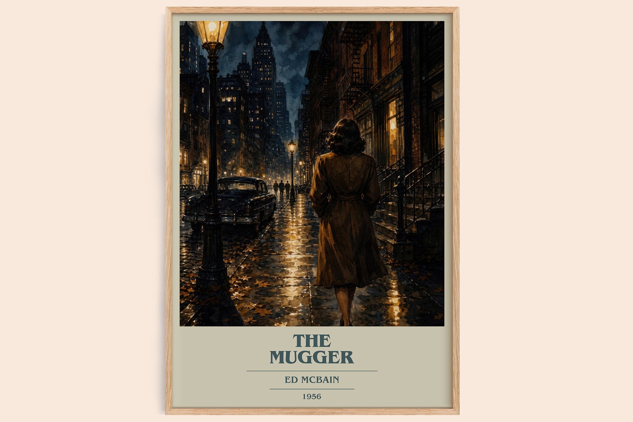 The Mugger Book Cover Poster by Ed McBain